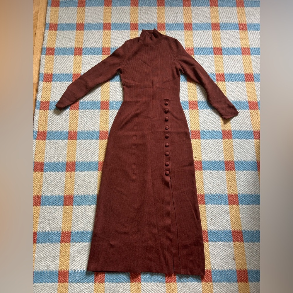 Sezane Harper Long Sleeve Dress